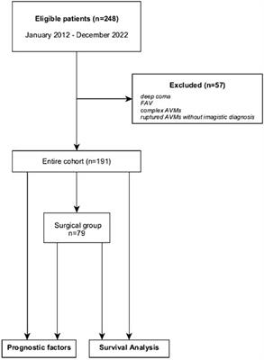 Surgical outcomes and risk factors for overall mortality in brain arteriovenous malformations patients: a retrospective analysis